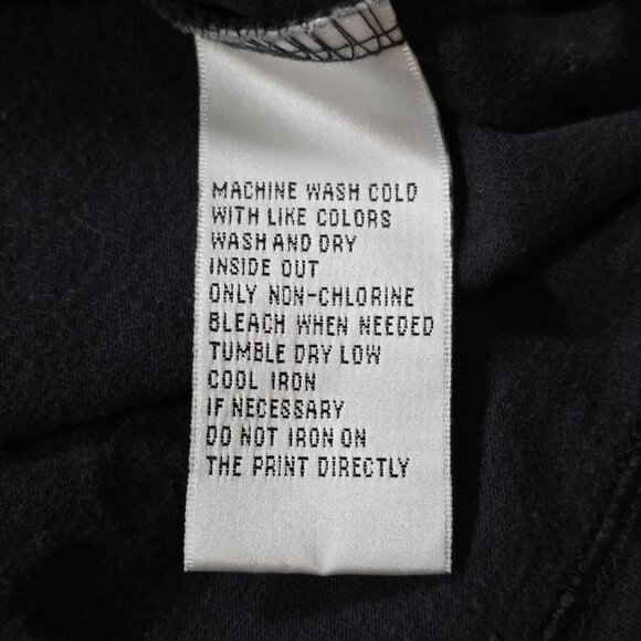 Vtg Pelle Pelle T Shirt Mens XL Black SS Skull Graphic Print Cotton Grunge Y2K - Picture 10 of 12